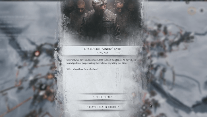 Detain Members of the Violent Faction