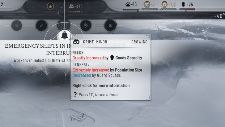 Frostpunk 2 Increases with Lack of Goods