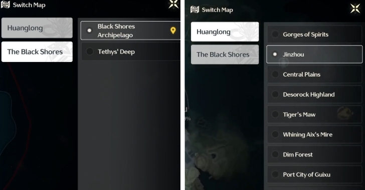 Map Region Selection Tool