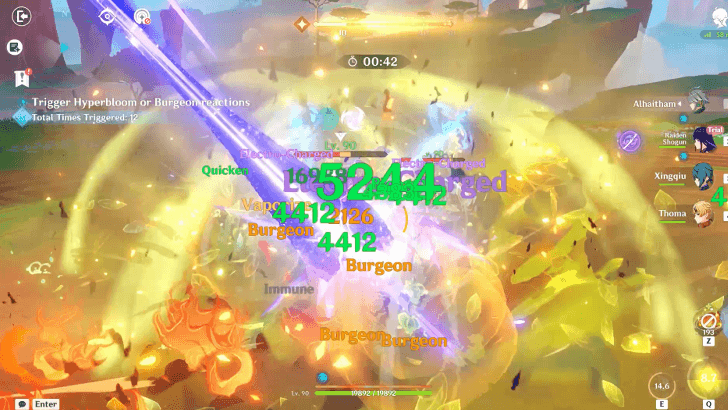 Genshin - Trial of Blossoms, Song of the Chilling Wind Trial of Thorns