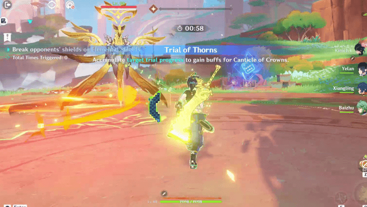 Genshin - Song of the Lightfall Stage 3 - Use Bursts Before Starting