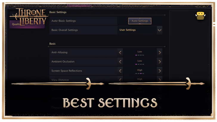 Best Settings | Throne and Liberty (TL)｜Game8