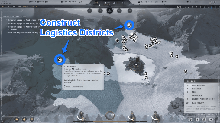 Construct a Logistics District Early