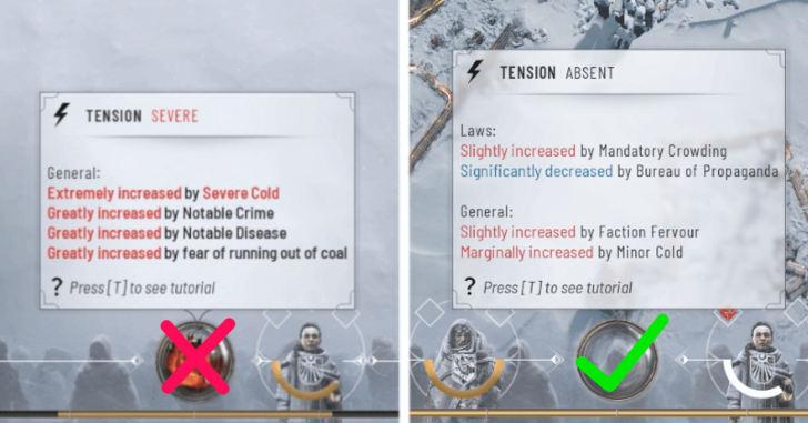 Maintain Low Tension and Good Relations