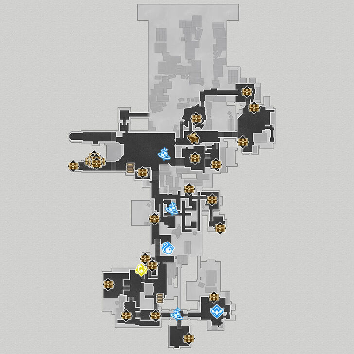 Honkai Star Rail - Cloudford F1 Map