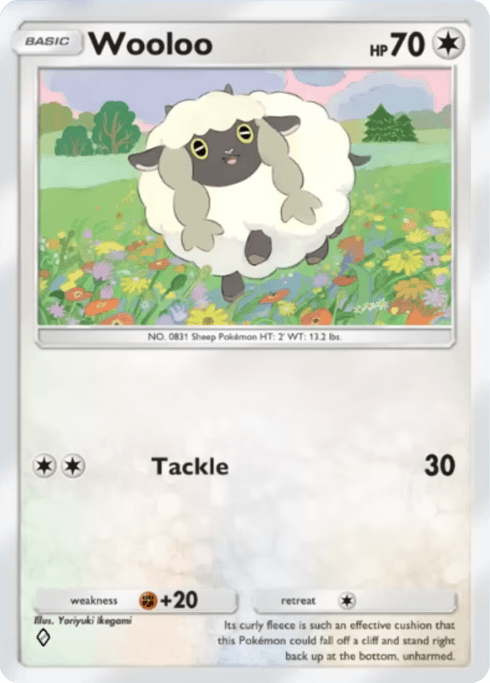 Pokemon TCG Pocket - A1 214 Wooloo