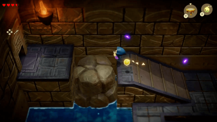 Boulder placed on the gap