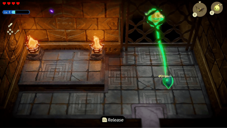 pulling the Deku Baba from the other side