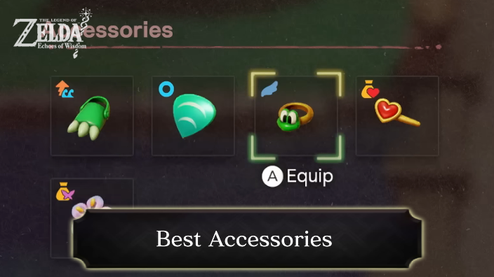 Zelda Echoes of Wisdom Best Accessories