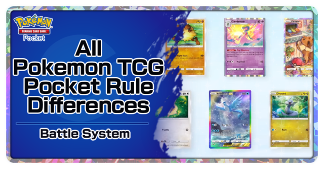 Pokemon TCG Pocket - Pokemon TCG Differences