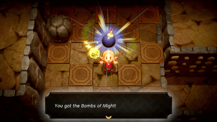 Obtain the Bombs of Might in Eldin Temple