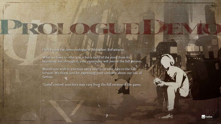 Metaphor ReFantazio - Demo Screen
