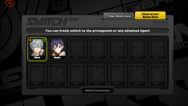 How to Switch Active Characters - Select a Character to Switch Into