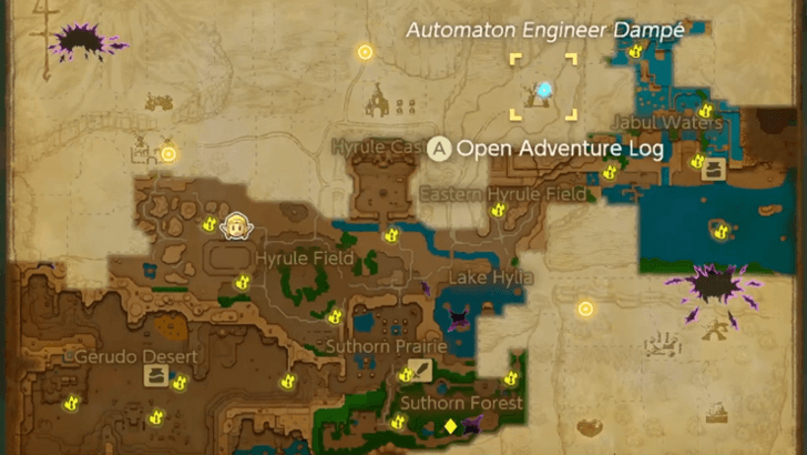 Automaton Engineer Dampe Quest Objective Marker