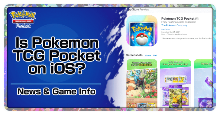Pokemon TCG Pocket - Is Pokemon TCG on iOS Top Banner