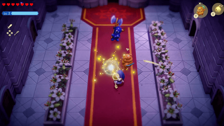 fighting a lone Darknut