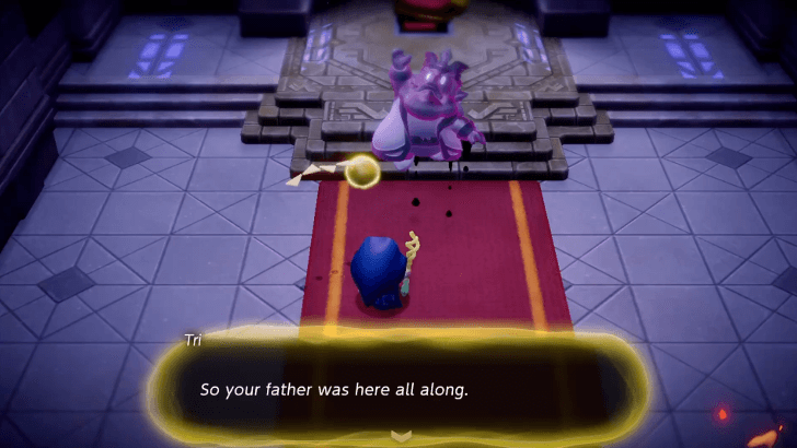 the King frozen inside the rift