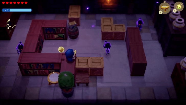 sneaking past the guards