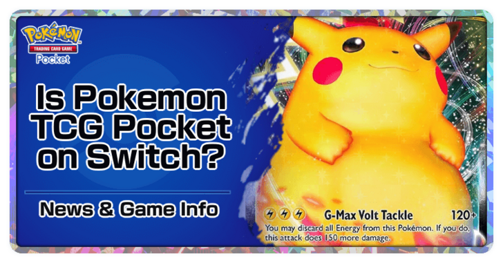 Pokemon TCG Pocket - Is Pokemon TCG on Switch Top Banner