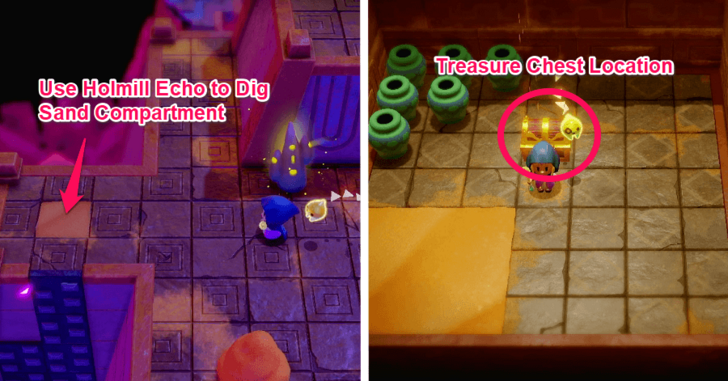 The Legend of Zelda Echoes of Wisdom (EoW) Secret Room Treasure Chest