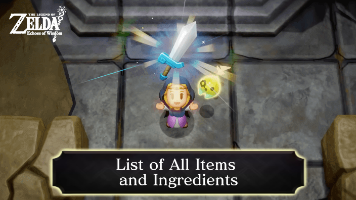 Zelda EoW - List of All Items and Ingredients