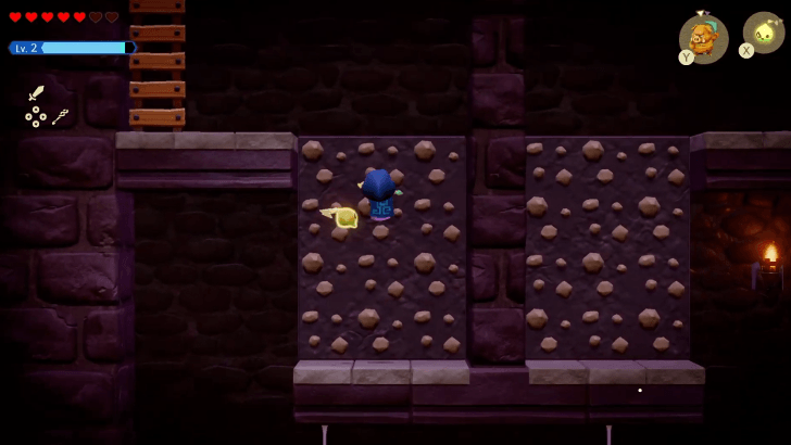 climbing a rock wall