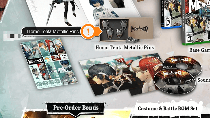 Metaphor ReFantazio - Homo Tenta Metallic Pins