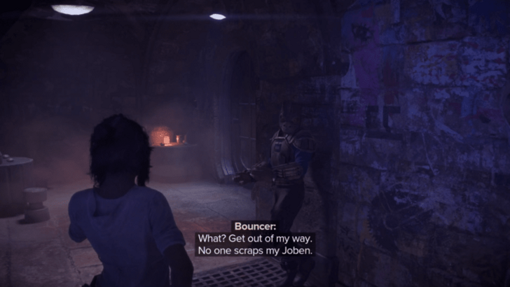 Star Wars Outlaws Tarsus Bouncer Bluff