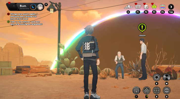 Letter From The Tumbleweed Quest Trigger - Talk to The Father and The Son