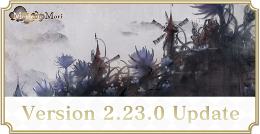 Version 2.23.0 Update