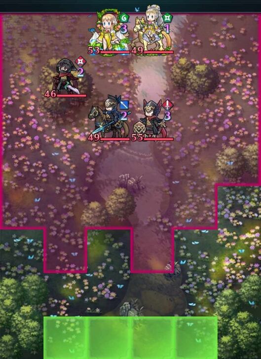 Fire Emblem Heroes - Ymir and Ascended Eir Lunatic Map