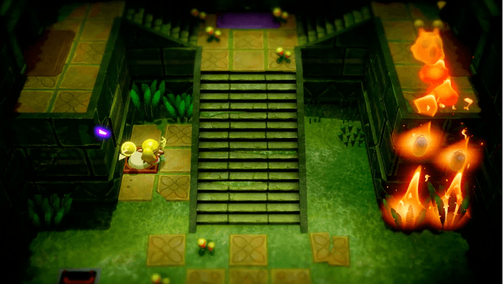 lowering the bars in the Faron Temple entrance