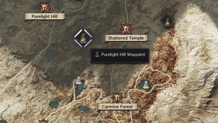 Inactive Waypoint Map