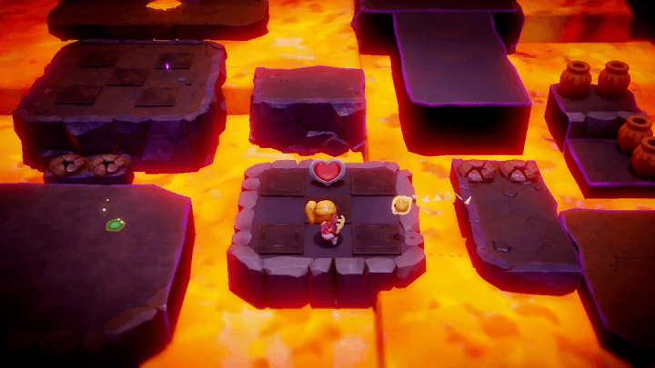 Pick up the Heart Container