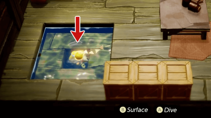 Dive Down the Hole. mode:scale