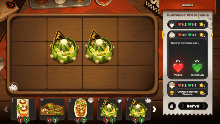 Cheesetopia Meal Combination Stage 6 Customer 2