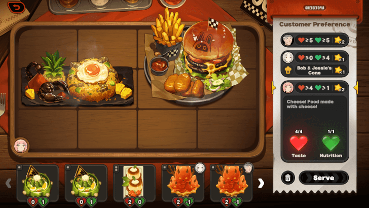 Cheesetopia Meal Combination Stage 7 Customer 3