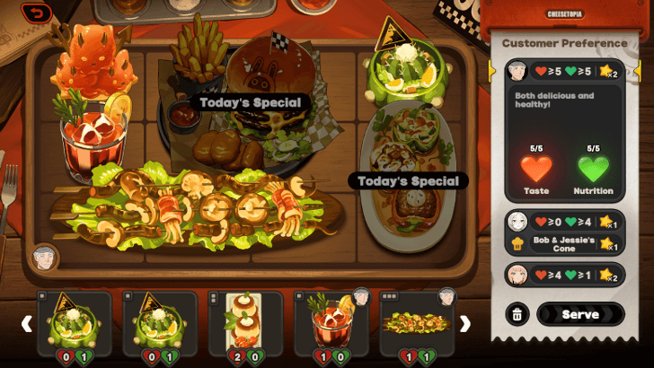 Cheesetopia Meal Combination Stage 7 Customer 1