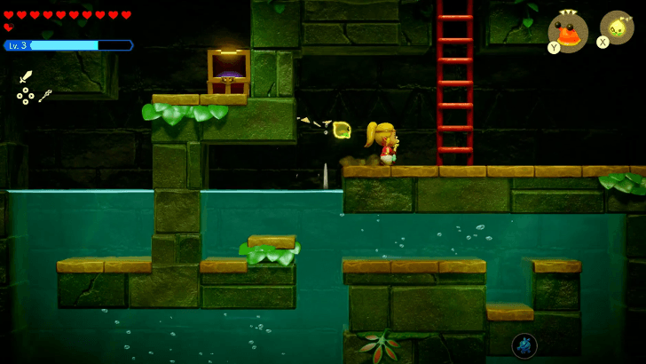 watery underground area