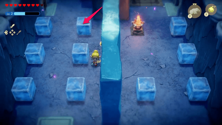 Find the Ladder Beneath the Ice Blocks