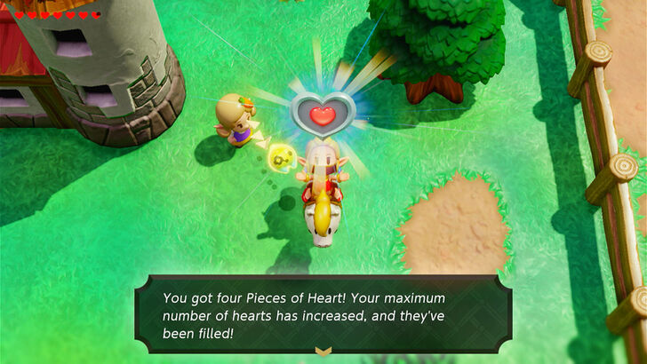 Heart Piece (Flag Race) overworld location