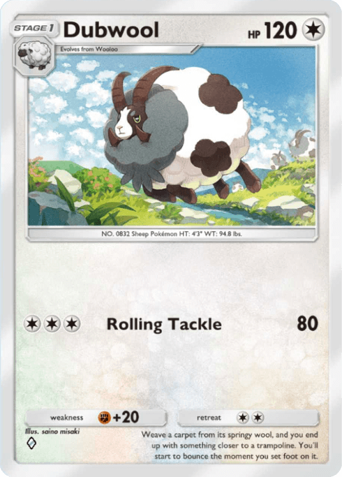 Pokemon TCG Pocket - A1 215 Dubwool