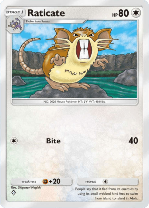 Pokemon TCG Pocket- A1 190 Card