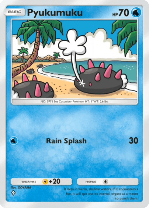 Pokemon TCG Pocket - A1 090 Pyukumuku