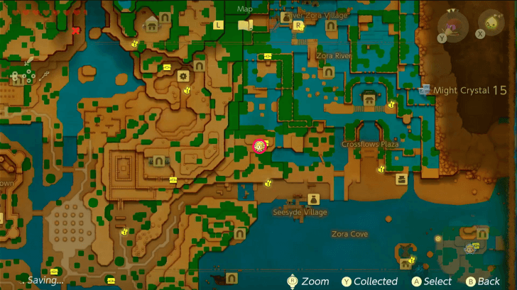 Might Crystal map location