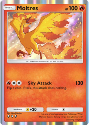 Pokemon TCG Pocket - A1 046 Moltres