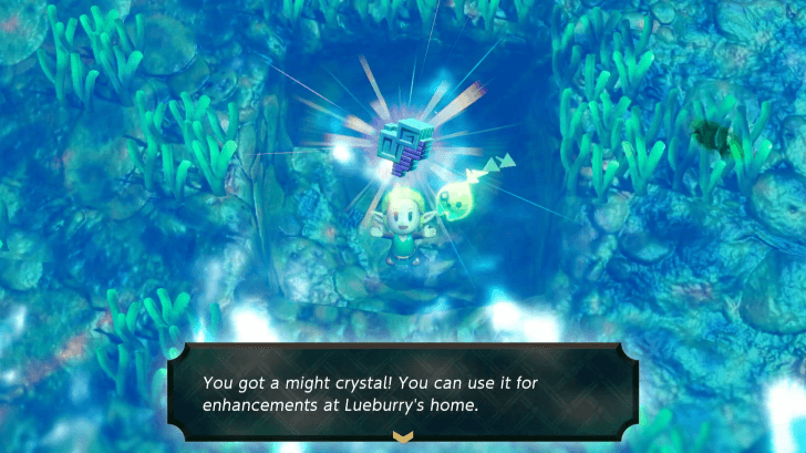 Might Crystal overworld location