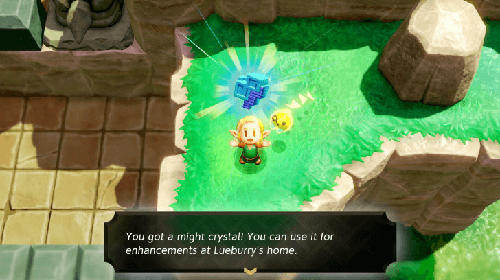 Might Crystal overworld location