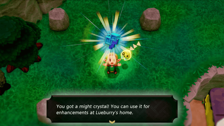 Might Crystal overworld location