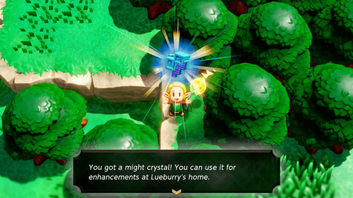 Might Crystal overworld location